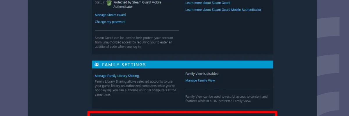 Delete Steam Account